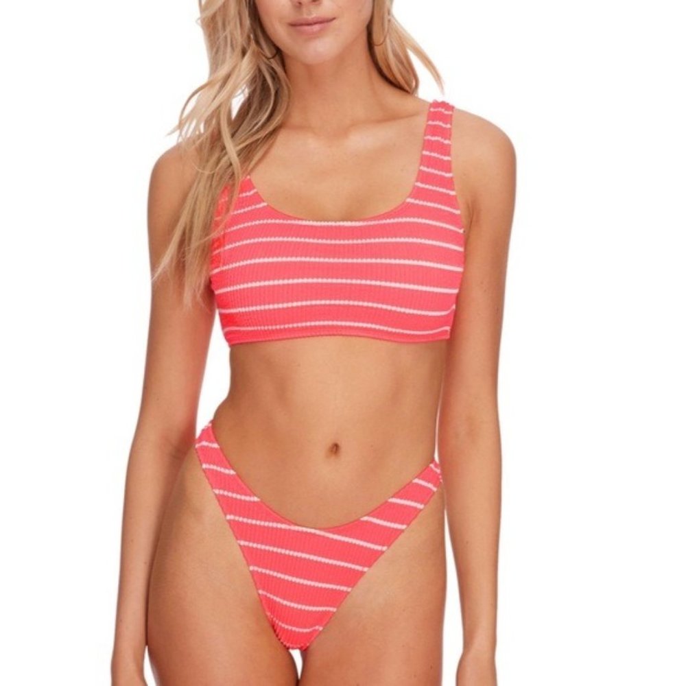 Body Glove Coral Striped Bikini SET
